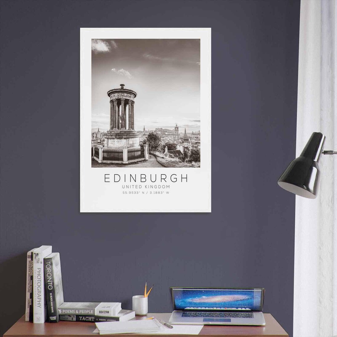 Edinburgh United Kingdom Calton Hill Monument Scenic Photo Poster - Image 3
