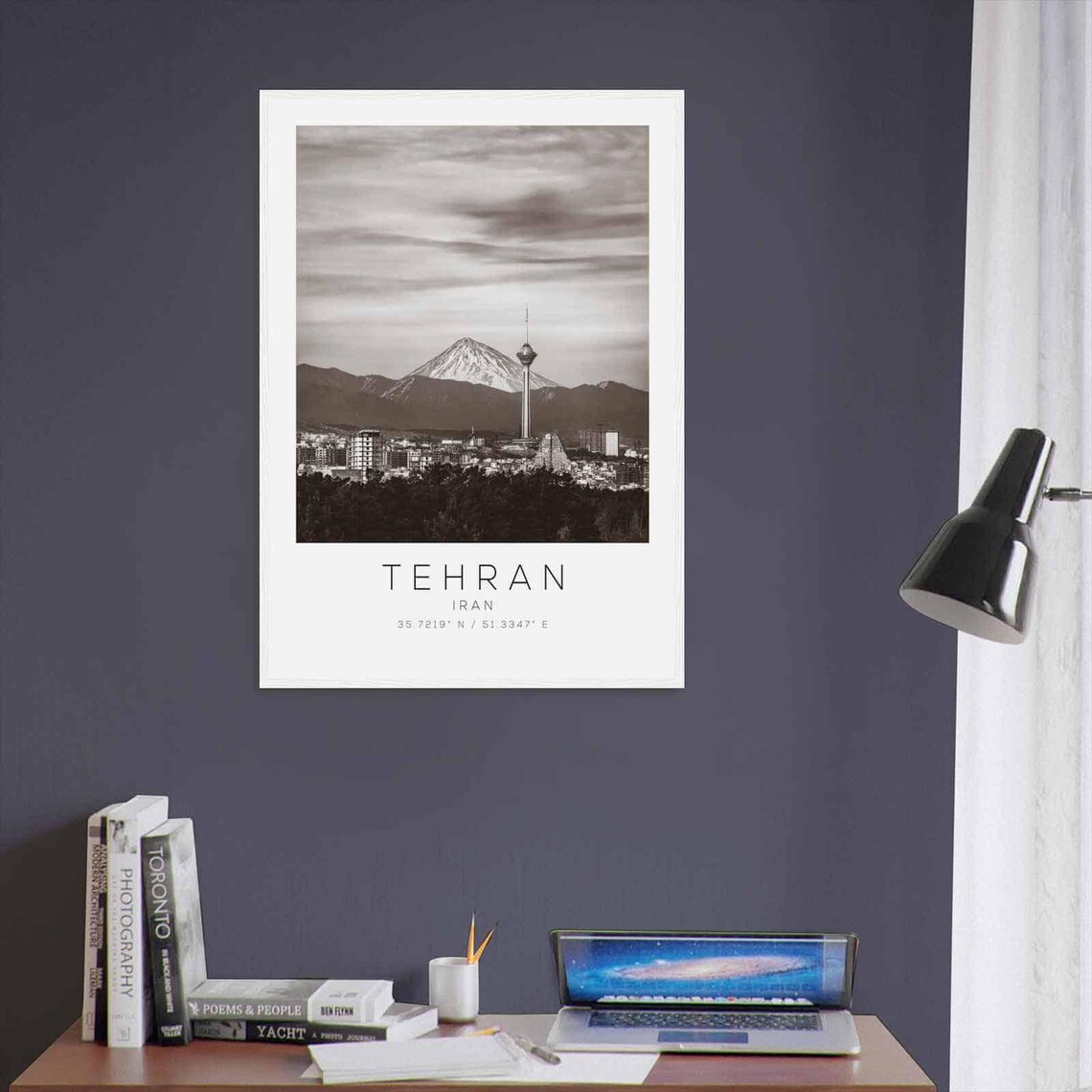 Tehran Iran Minimalist Travel Poster Print - Image 3