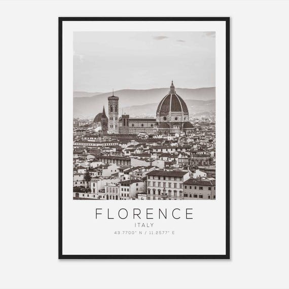 Florence Italy Travel Photo Poster Art Print