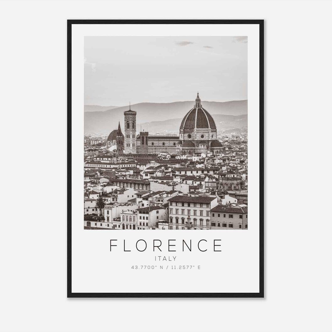 Florence Italy Travel Photo Poster Art Print