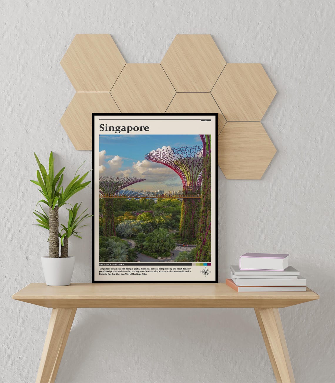 Singapore Gardens by the Bay Supertrees Skyway Garden Poster - Image 3