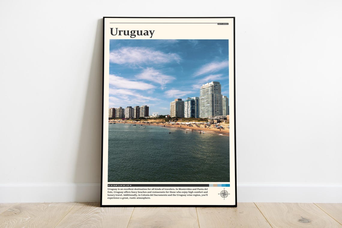 Travel Photography Uruguay Print Uruguay Wall Art Uruguay Poster Uruguay Photo Uruguay Poster Print South America Uruguay