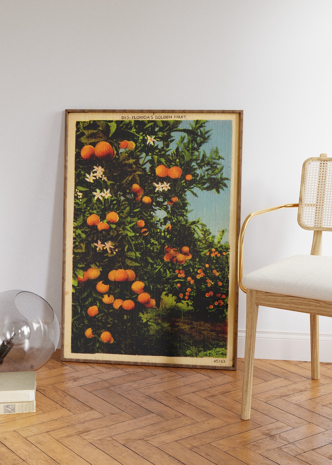 Vintage Florida Orange Grove Poster, Botanical Print - Image 4