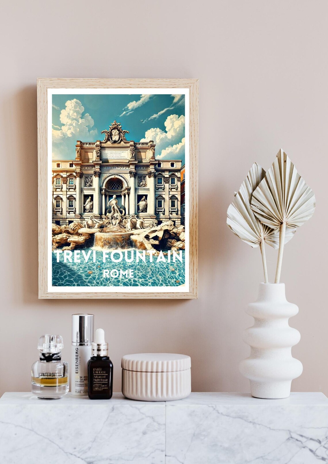 Rome Travel Print, Trevi Fountain Art Print - Image 4