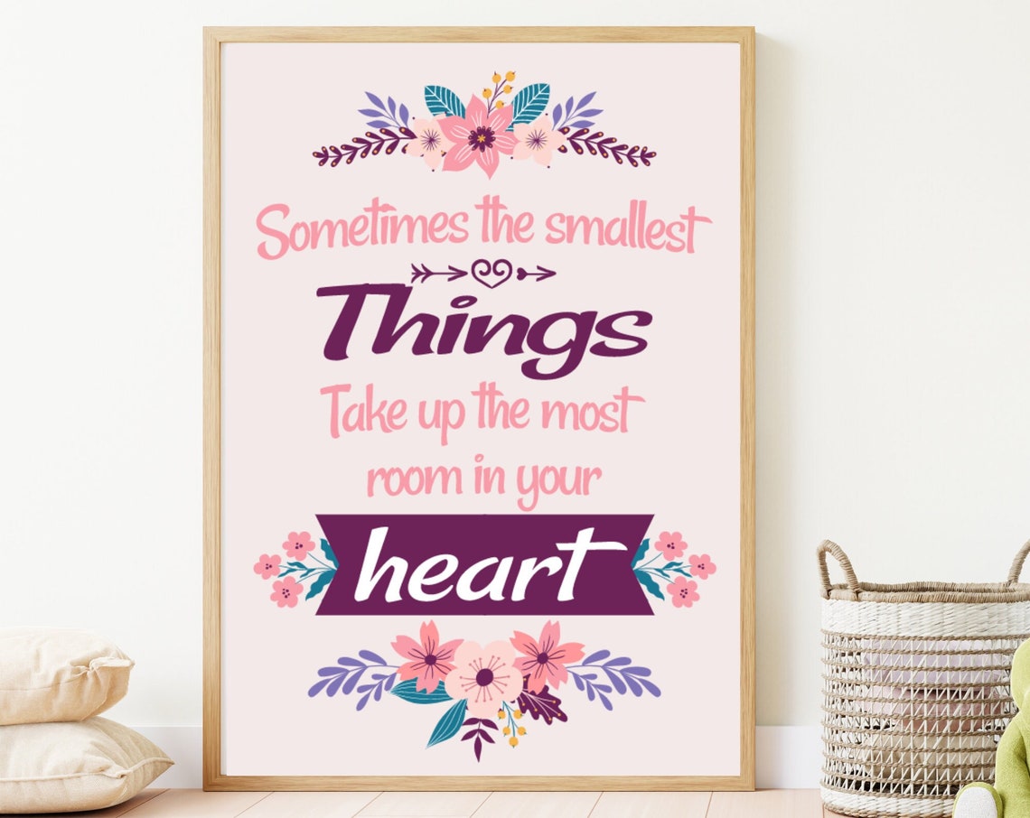 Nursery Wall Art Girls Room Art Print Baby Shower Gift Winnie The Pooh Quote Quote For Baby Girl Girls