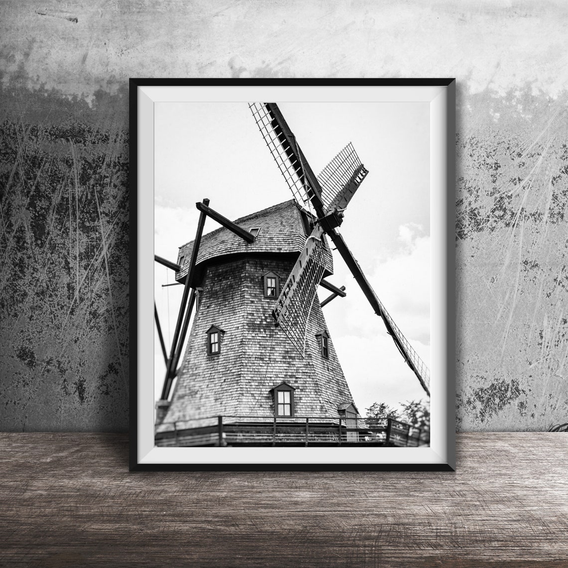 Old Dutch Windmill Fabyan Geneva Illinois Photography Poster - Image 2