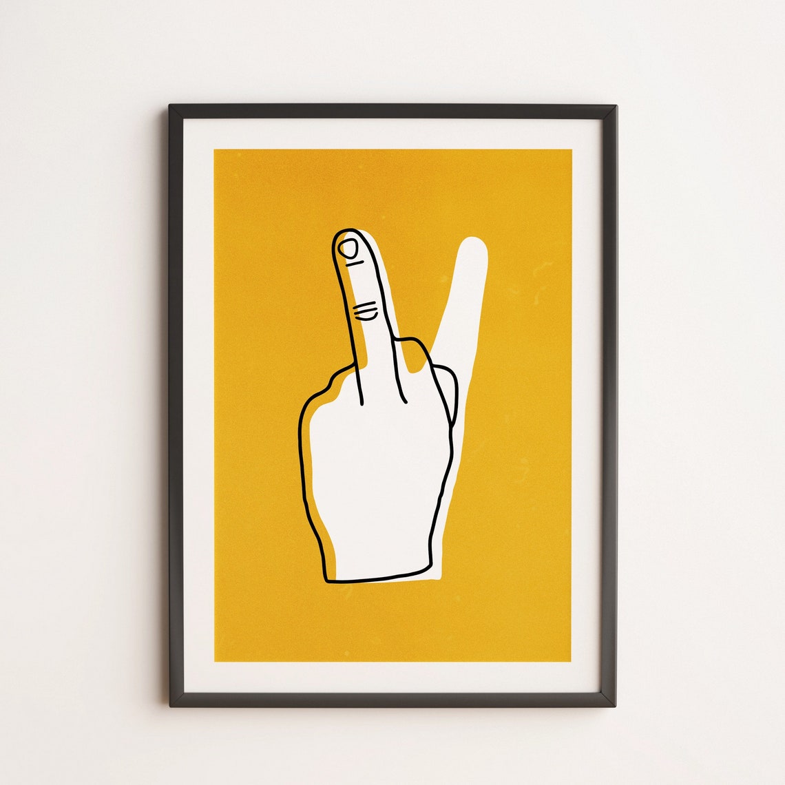 Two Moods Funny Sassy Pop Art Print - Image 3