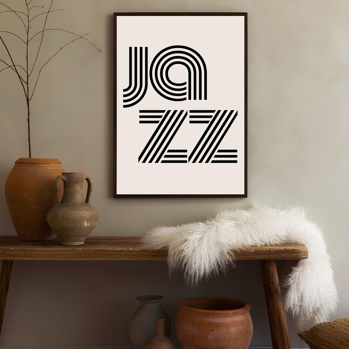 Jazz Print, Retro Vintage Mid-Century Poster - Image 3