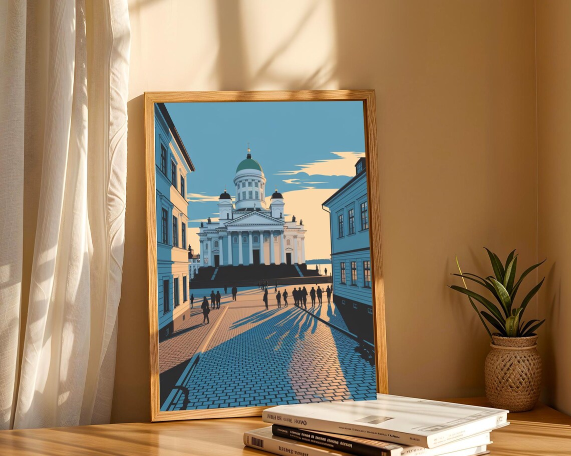 Helsinki Cathedral Travel Poster, Nordic Landmark - Image 6