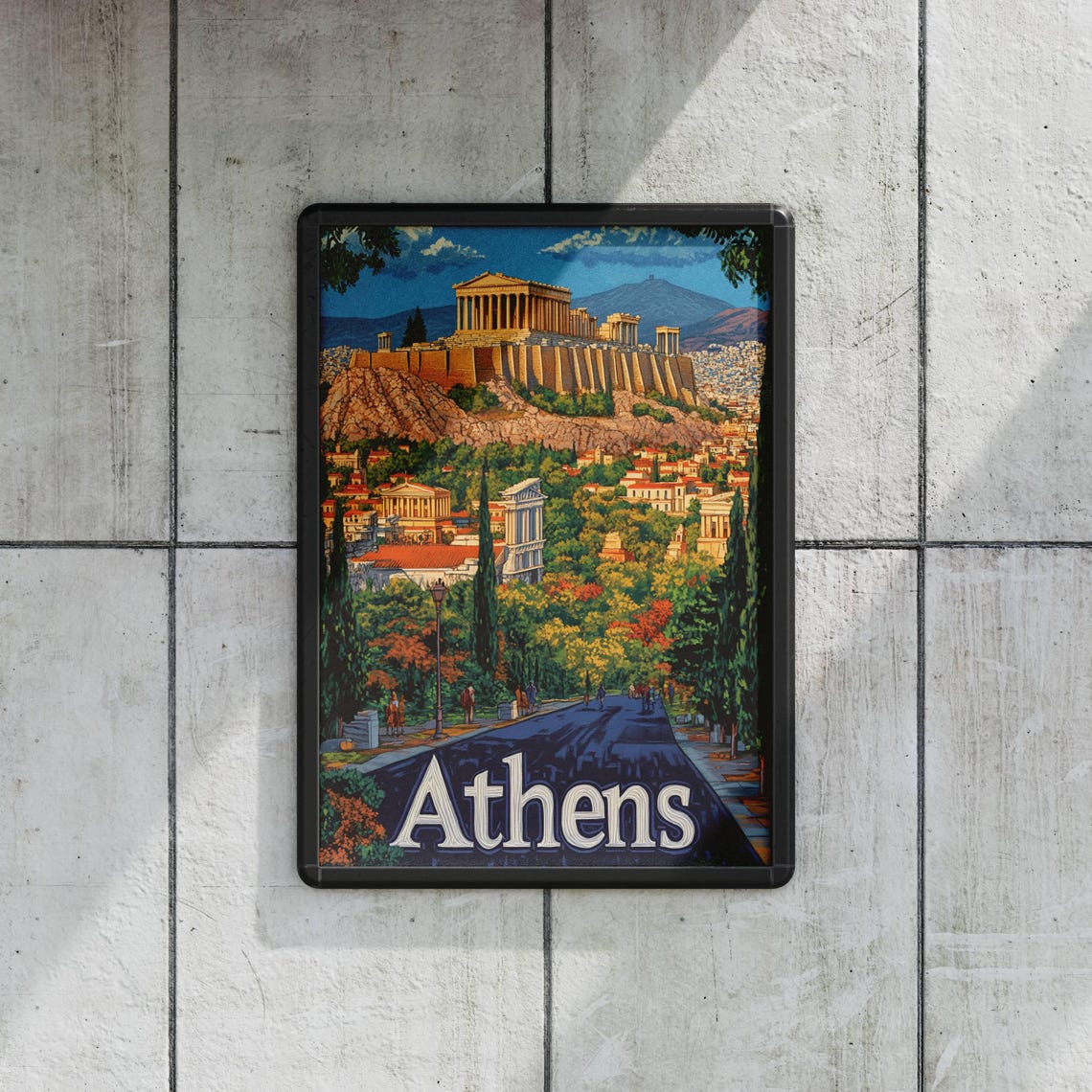 Athens Travel Poster, Greece Travel Gift - Image 2