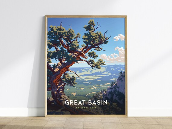 Great Basin National Park Ancient Bristlecone Tree Vista Poster