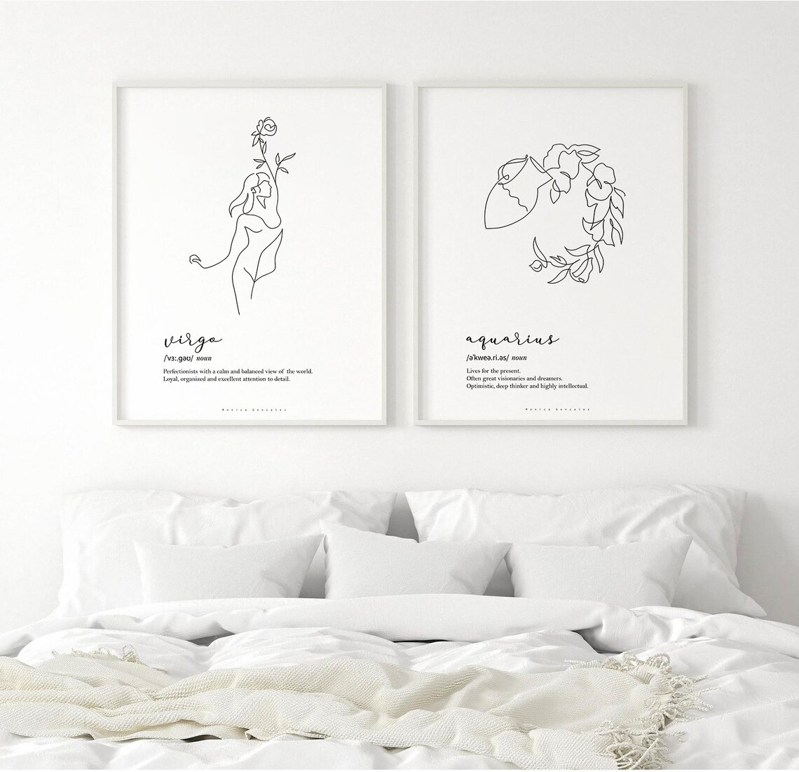 Scorpio Zodiac Print Scorpio Definition Print Self Gift Scorpio Poster Astrology Print Scorpio Constellation Zodiac Wall Print - Image 2