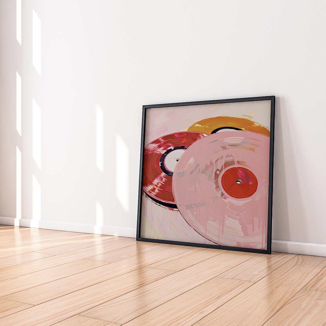 Vinyl Record Retro Decor Art Print, Y2K Girly - Image 3