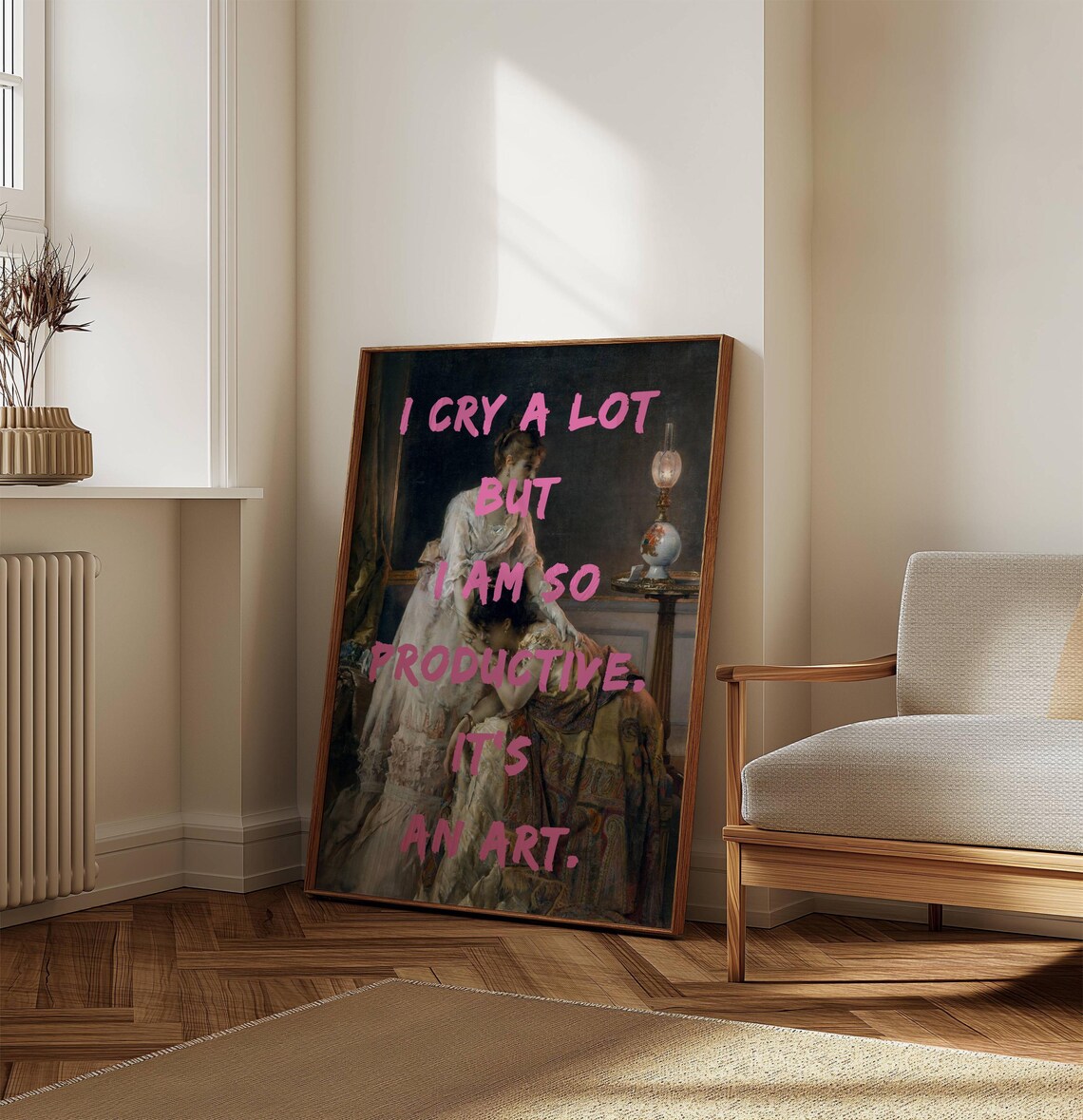 Altered Art Print, Quirky Vintage Coquette Decor - Image 4