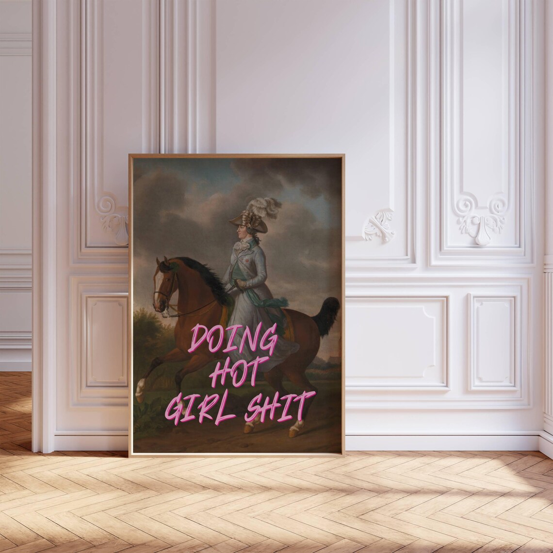 Feminist Altered Art Print, Maximalist Quirky Quote - Image 8