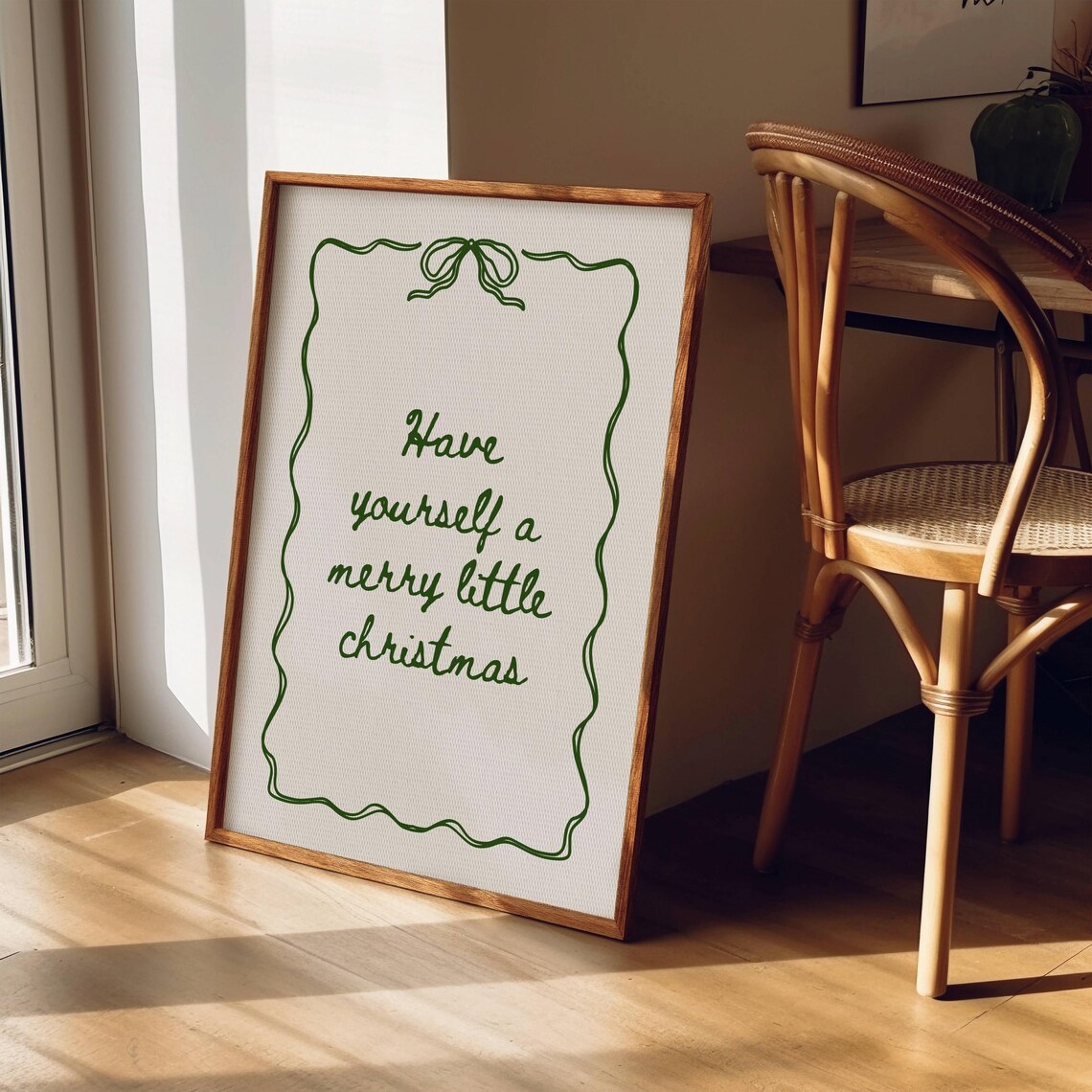 Have Yourself A Merry Little Christmas, Minimalist Art Print - Image 3