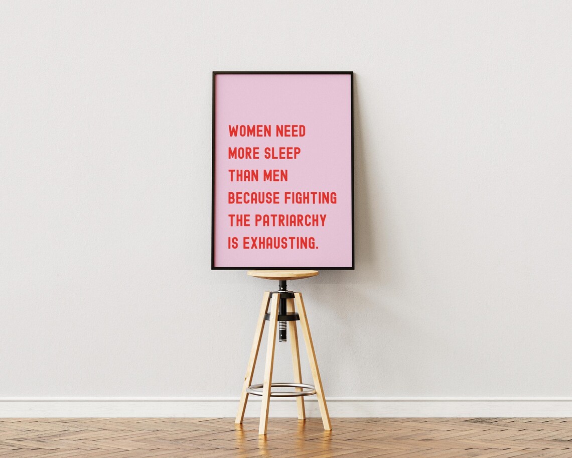 Feminist Quote Poster, Women Empowerment Decor - Image 2