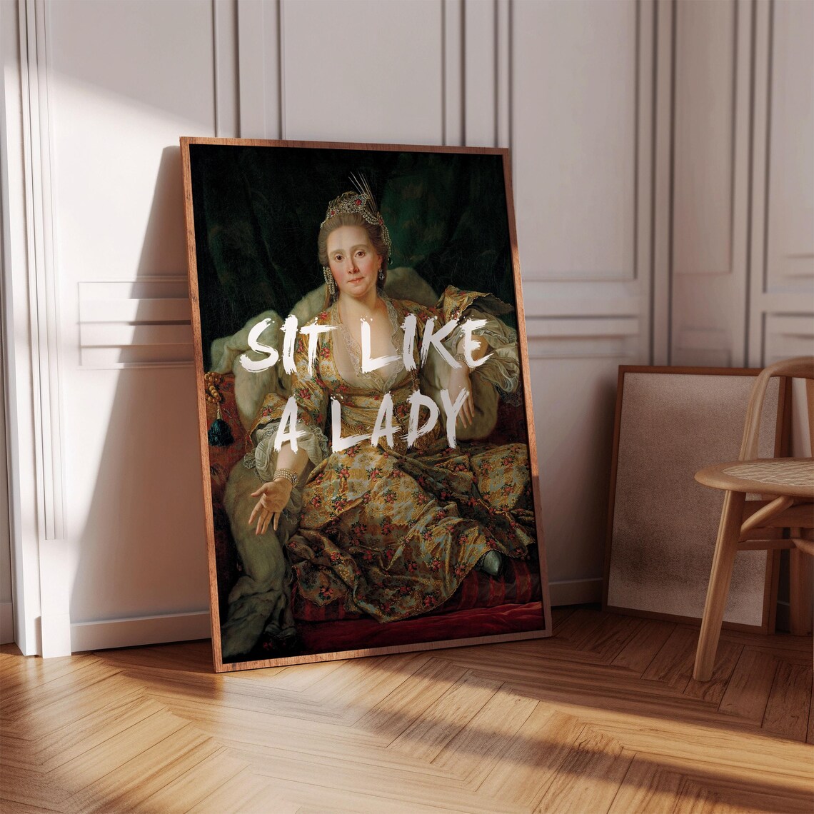 Sit Like A Lady, Feminist Quote Art Print - Image 2