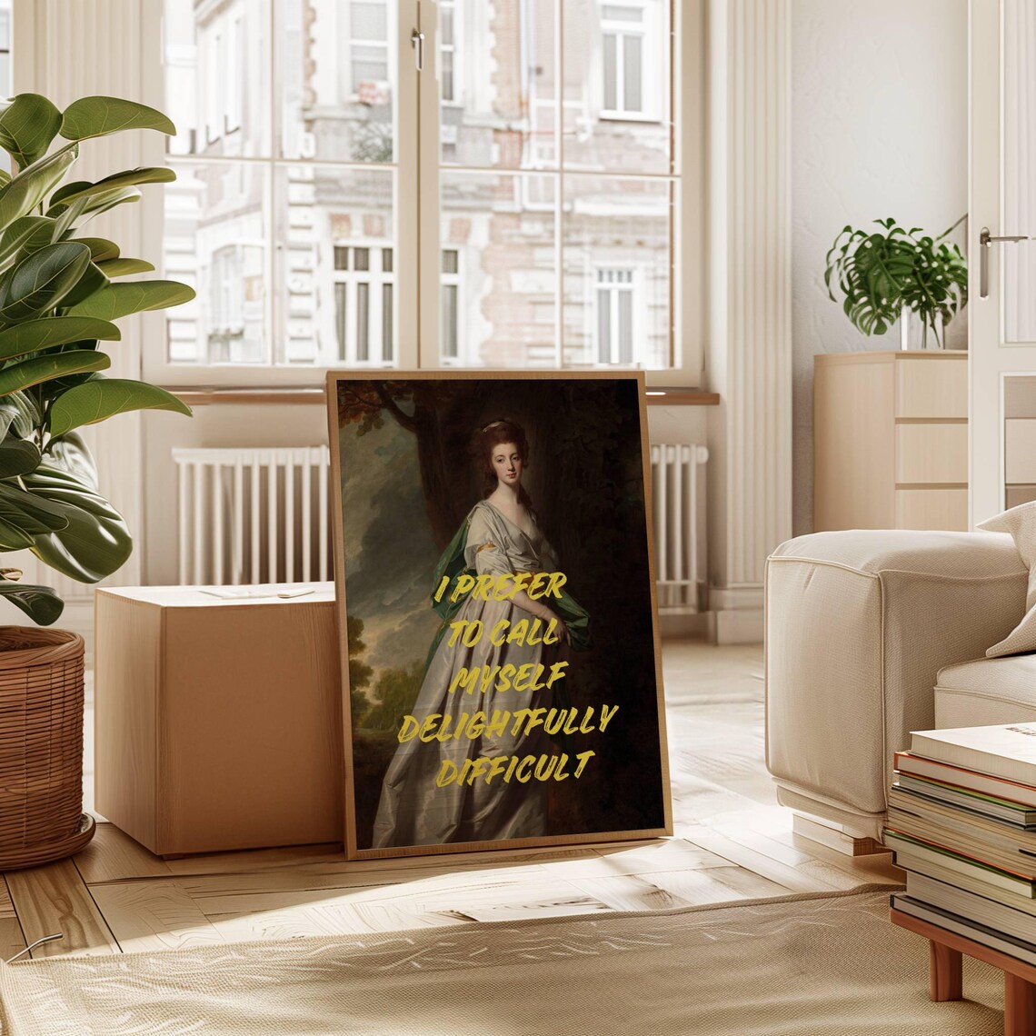 Altered Feminist Art Poster, Eclectic Maximalist Decor - Image 7