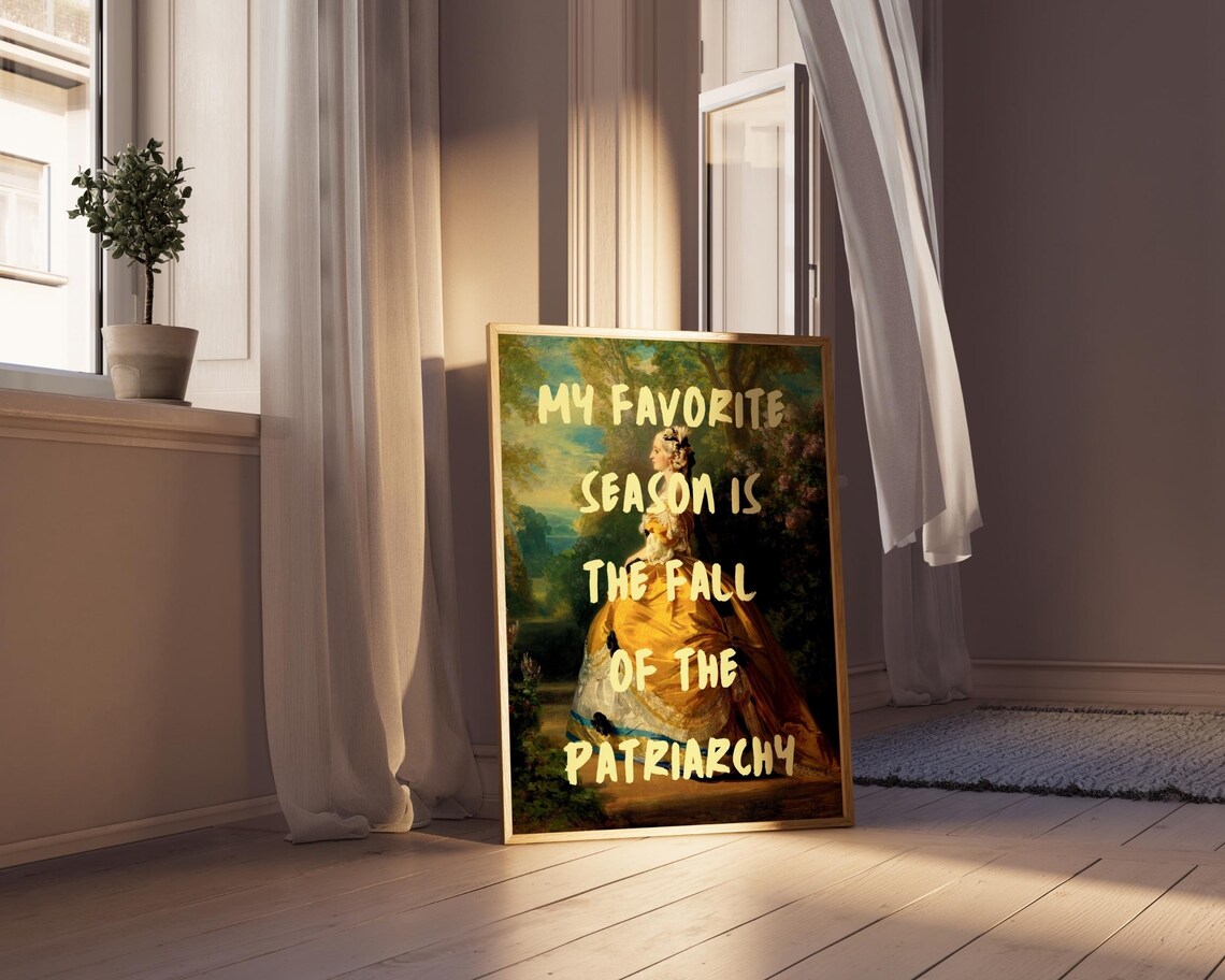 Fall Of The Patriarchy Feminist Quote Art Print - Image 6