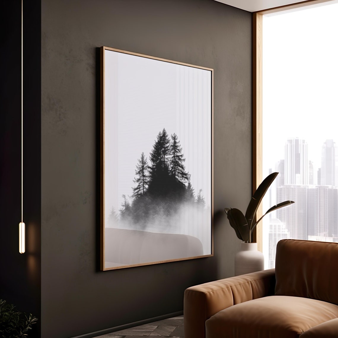Foggy Mountain Woods - Nature Landscape