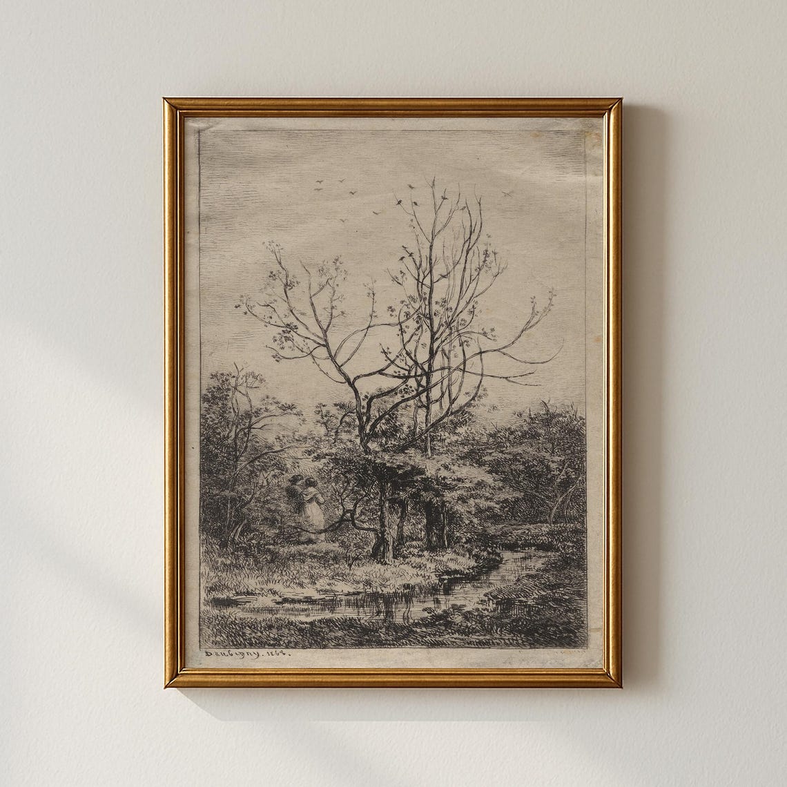 Vintage Forest Landscape Print Bedroom Decor Collected Prints Cpp150