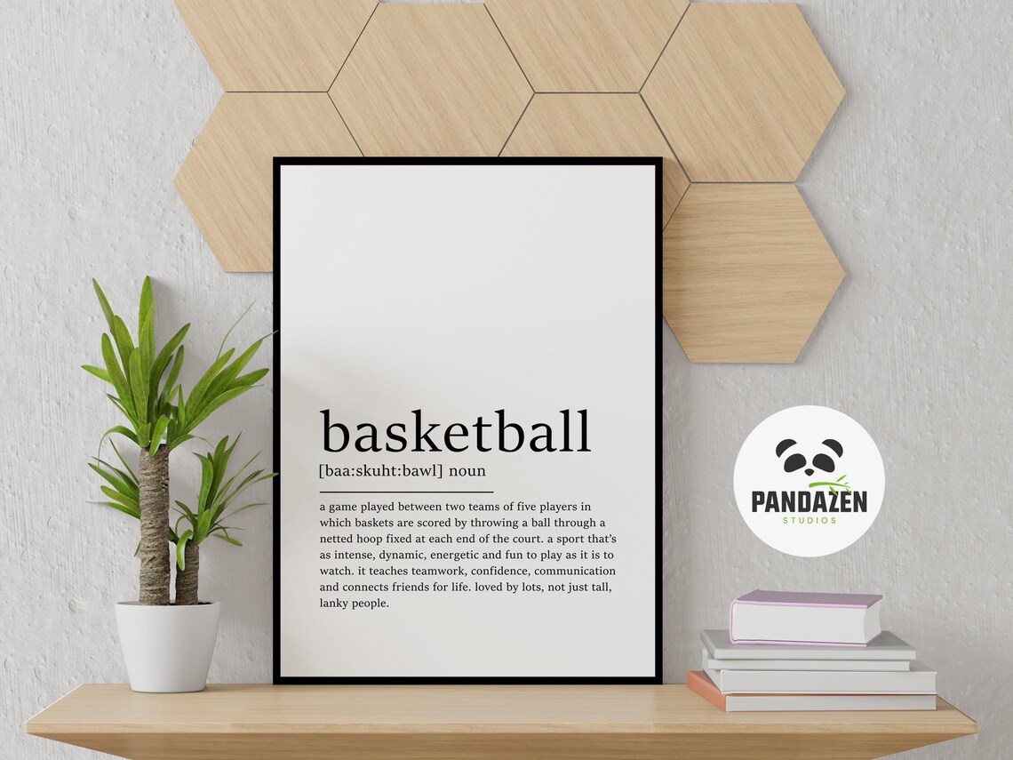 Basketball Definition - Teenager Gift, Poster Print - Image 8