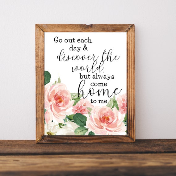 Baby Girl Bedroom Decor Girls Room Wall Art Toddler Mom And Daughter Sign Nursery Floral