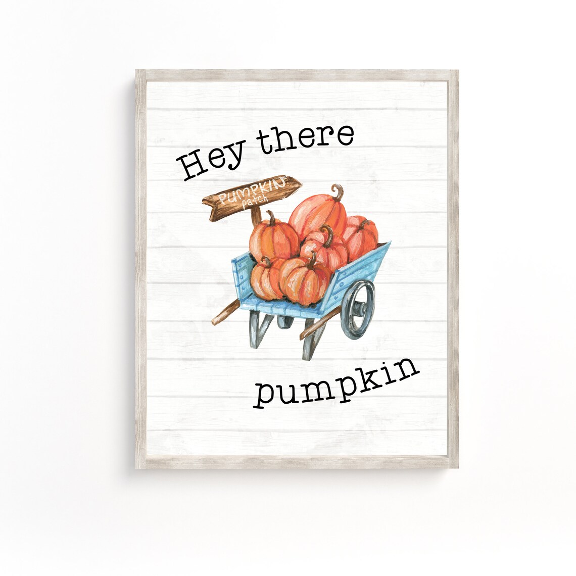 Hey There Pumpkinfall Fall Autumn Decor Art Print