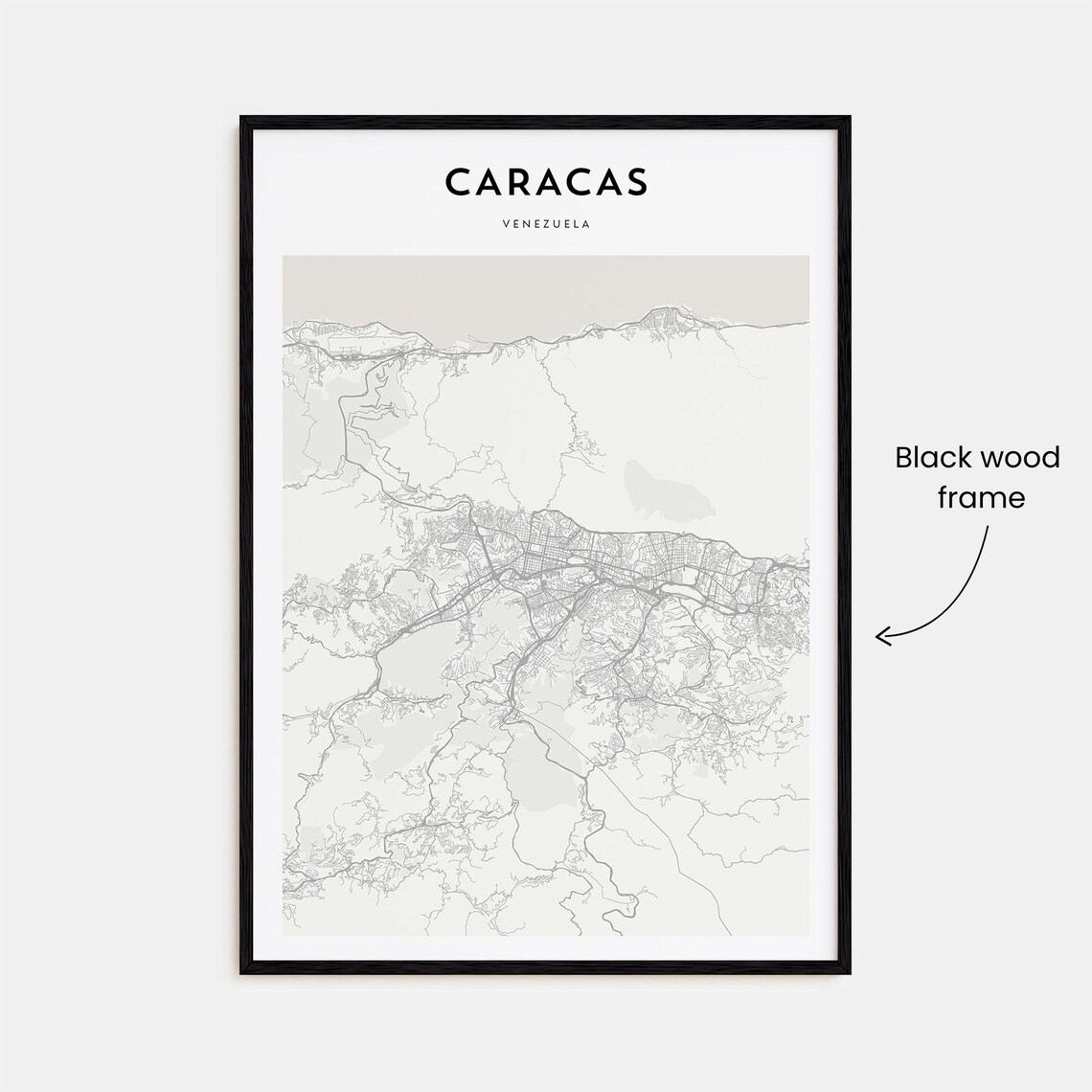 Caracas Personalized Map Poster, Travel Wall Art - Image 3