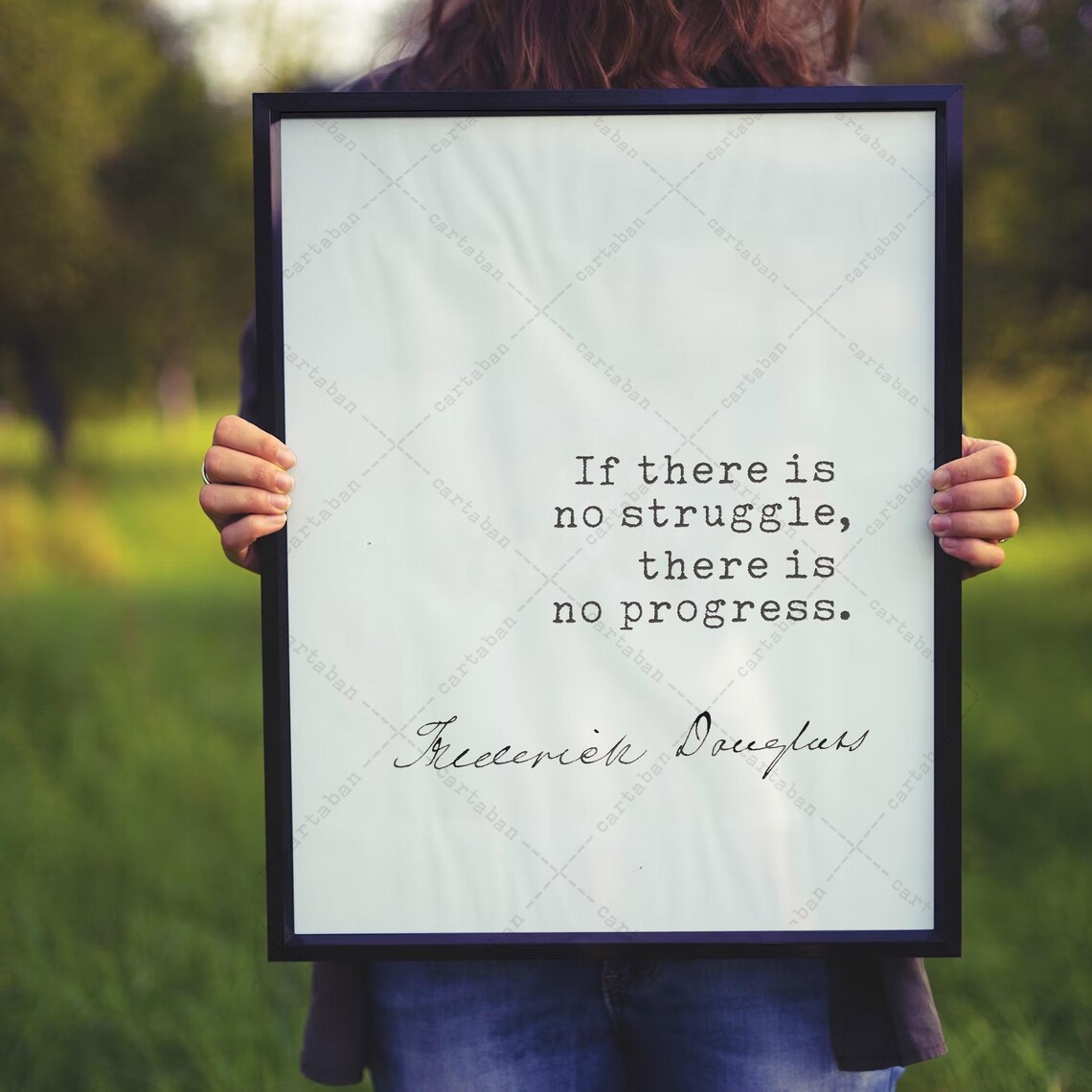 Frederick Douglass Quote, Reading Nook Art Print - Image 3