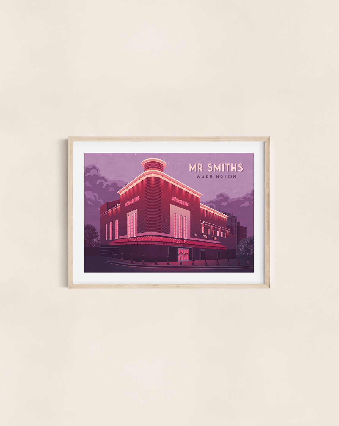 Mr Smiths Warrington Art Deco Club Night Vintage Venue Poster - Image 3
