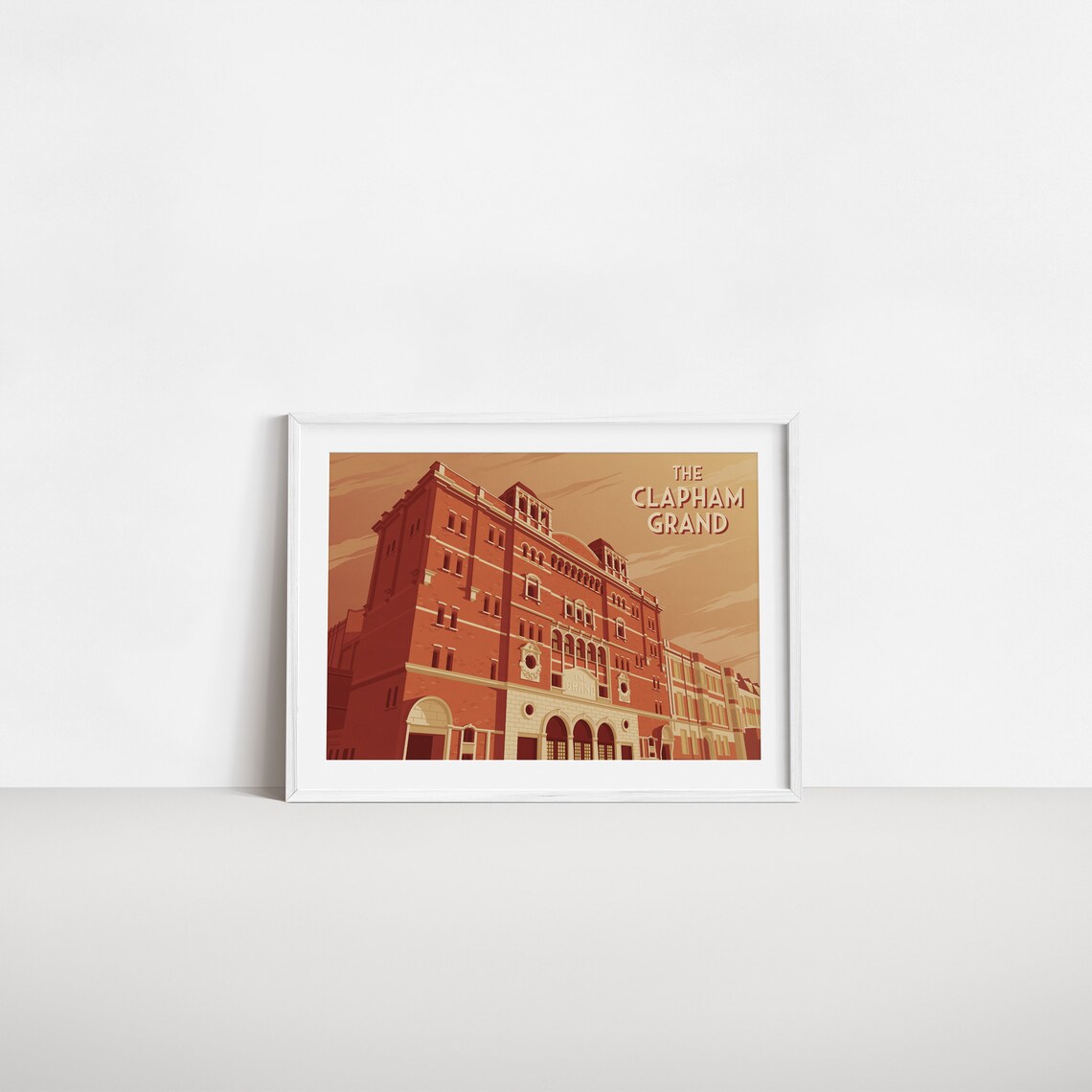 Clapham Grand London Vintage Travel Poster Print - Image 2
