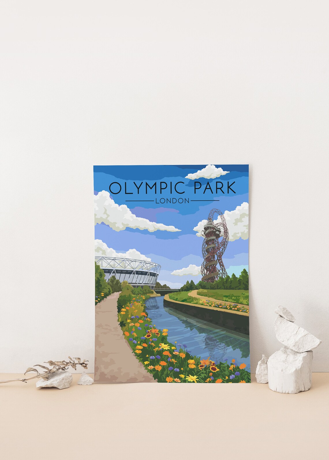Olympic Park London Travel Poster, Stratford London - Image 4