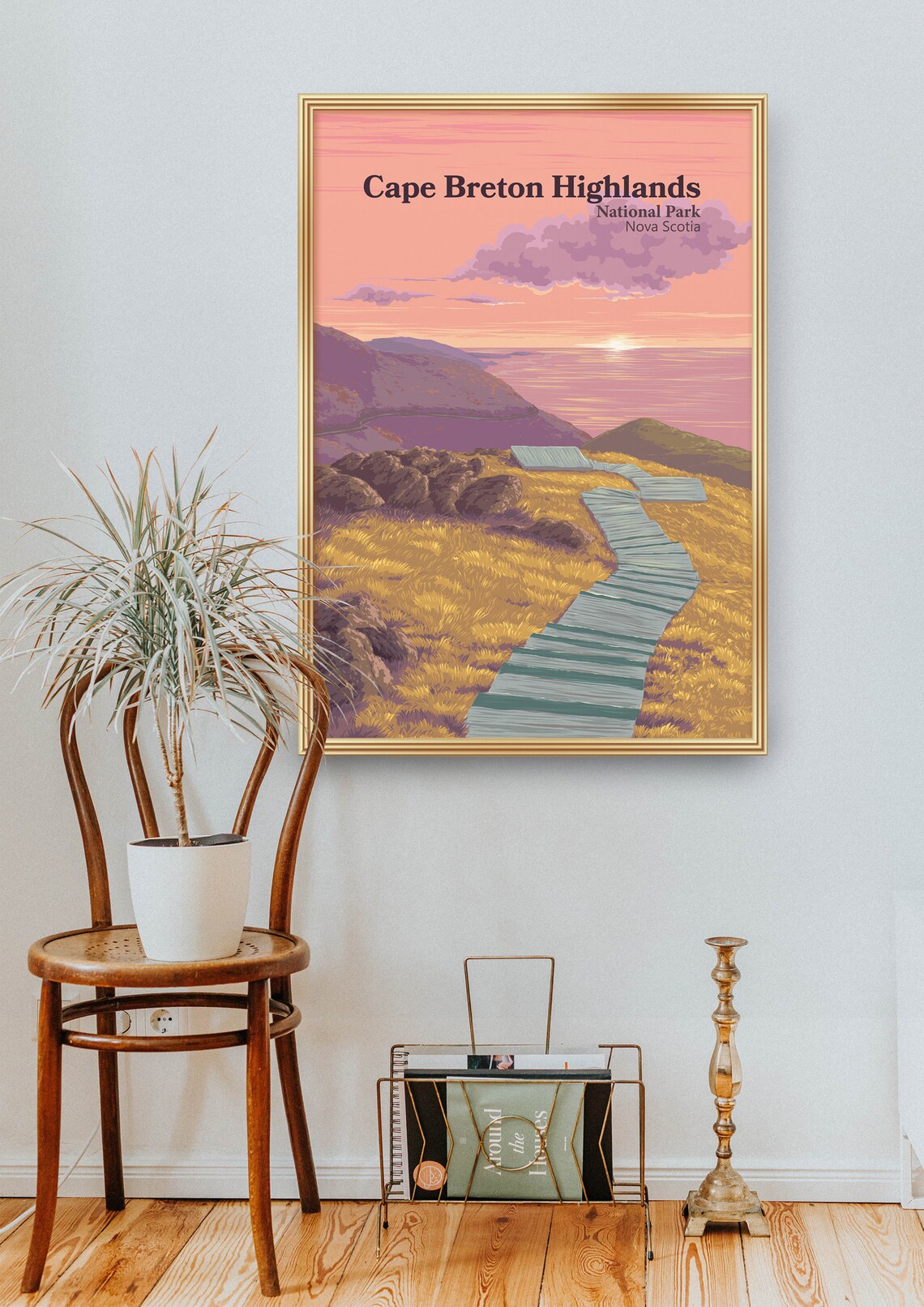 Cape Breton Highlands National Park Vintage Travel Poster - Image 2