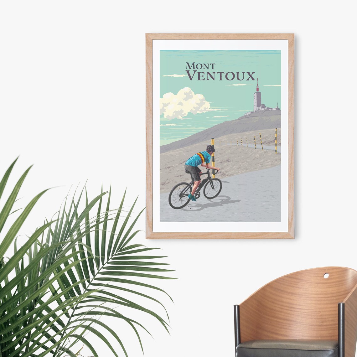 Mont Ventoux Vintage Travel Poster, Provence Mountain - Image 3