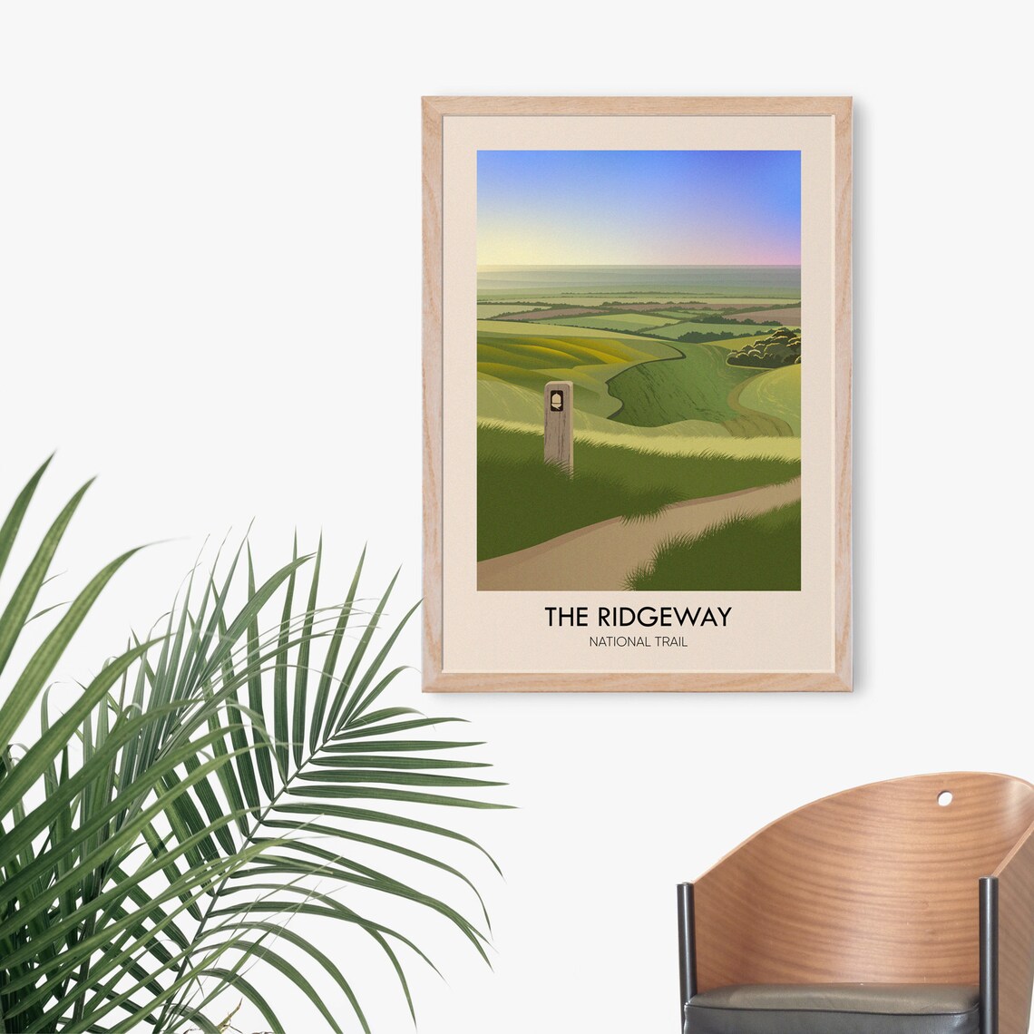 Ridgeway National Trail Vintage Travel Poster - Image 3