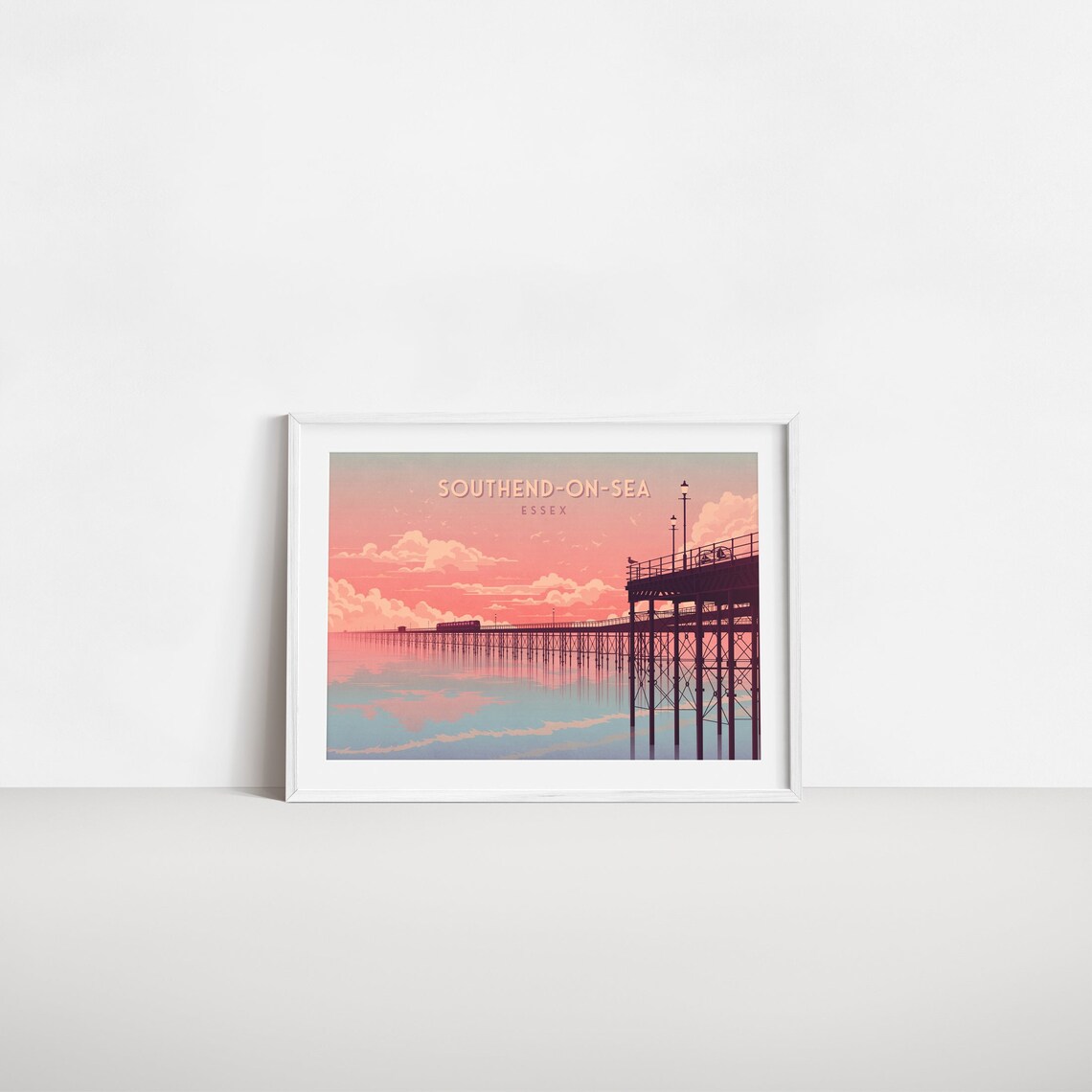 Southend-On-Sea Essex Seaside Travel Poster - Image 2