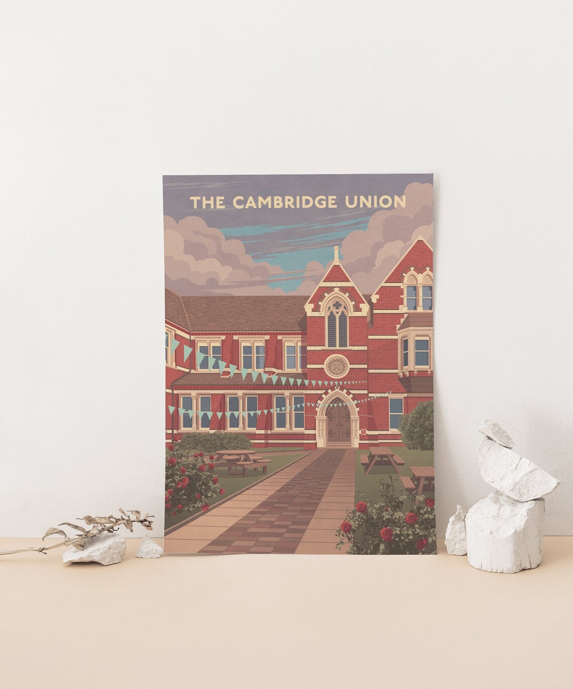 The Cambridge Union Debating Society Red Brick Building Poster - Image 4