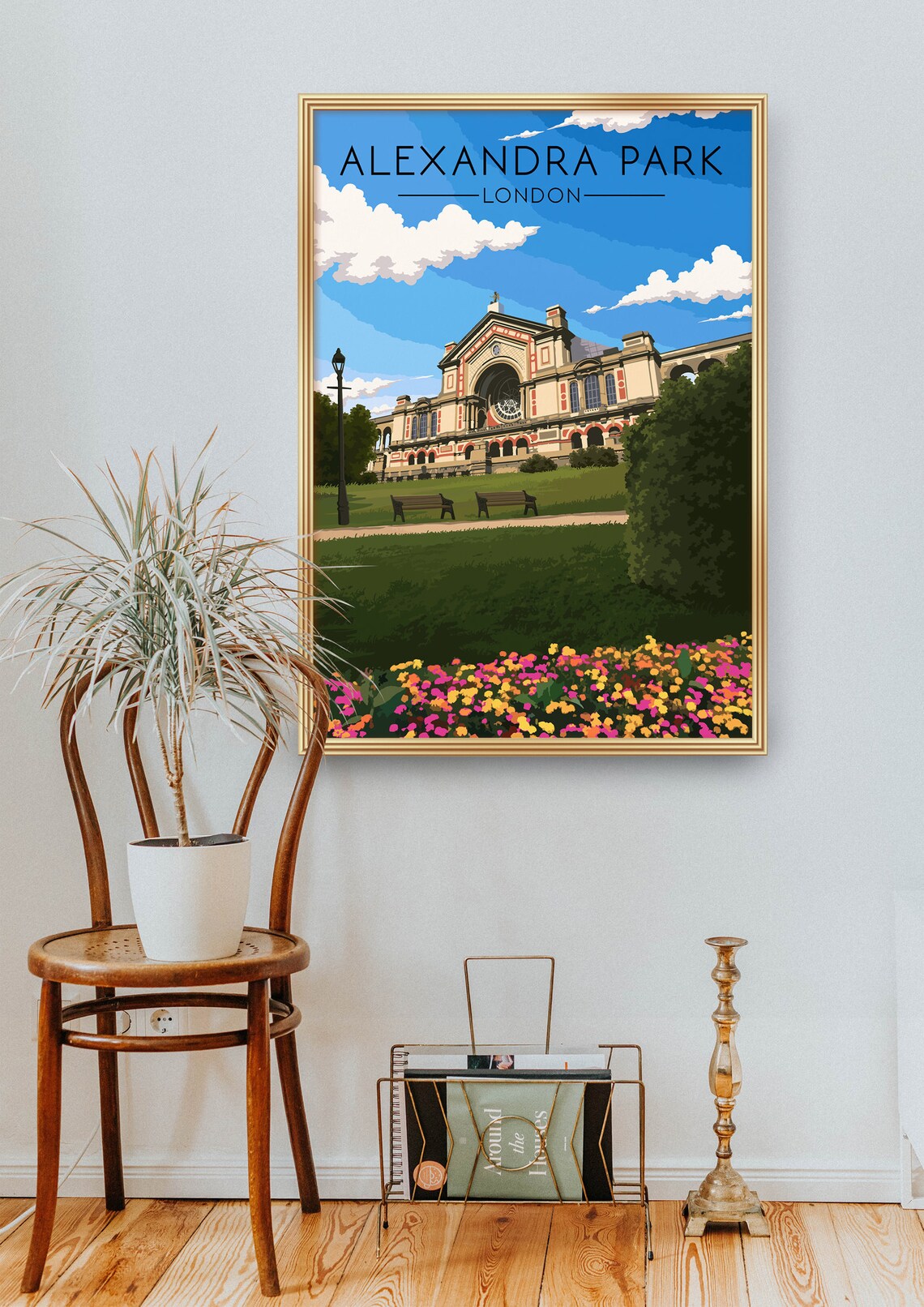 Alexandra Park London Vintage Travel Poster Print - Image 2