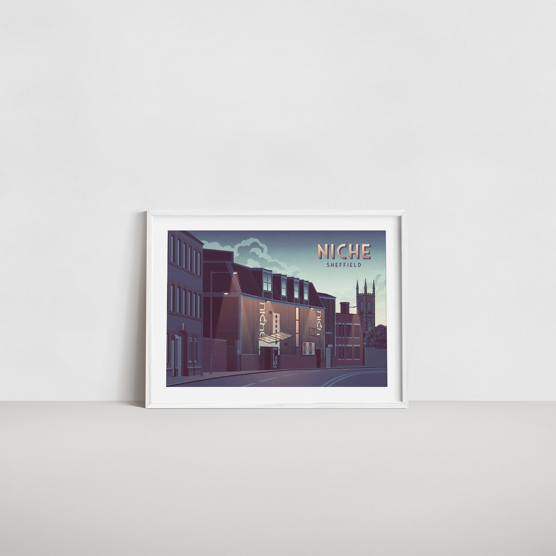 Niche Nightclub Poster Sheffield Dance Music Sidney Street Bassline Club Vibe Clubbing Niche Sheffield Leadmill Corporation Art - Image 2