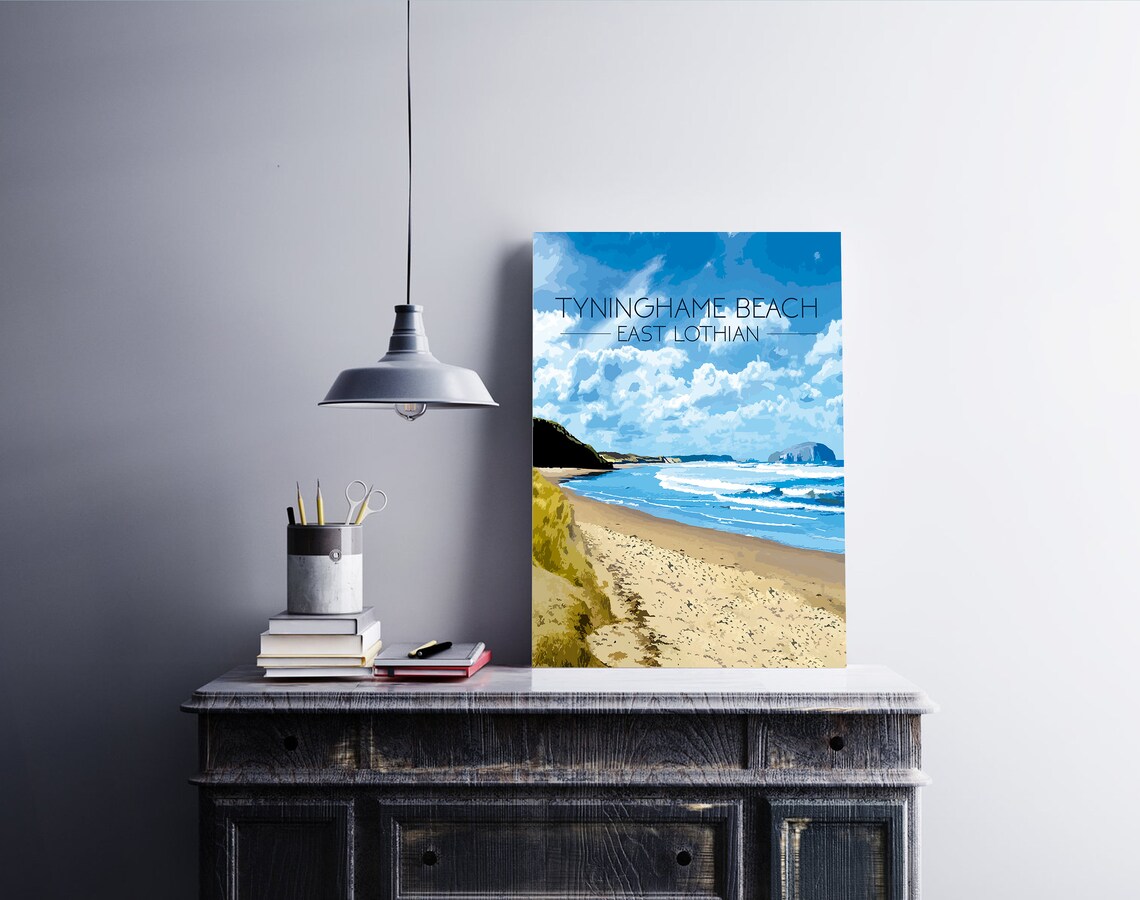 Tyninghame Beach, East Lothian Travel Poster - Image 2