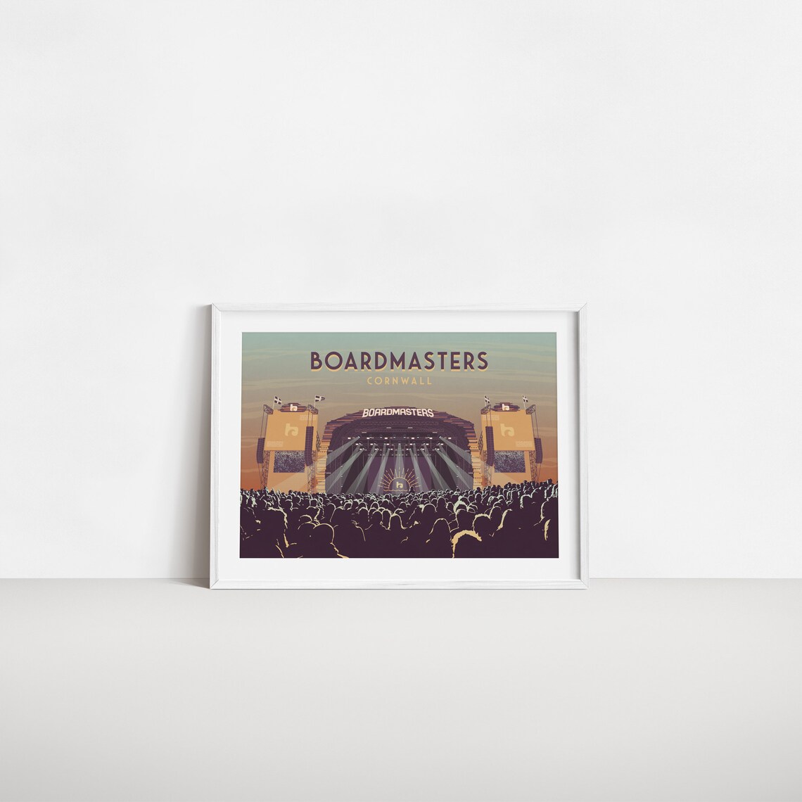 Boardmasters Festival Poster, Cornwall Travel Poster - Image 2