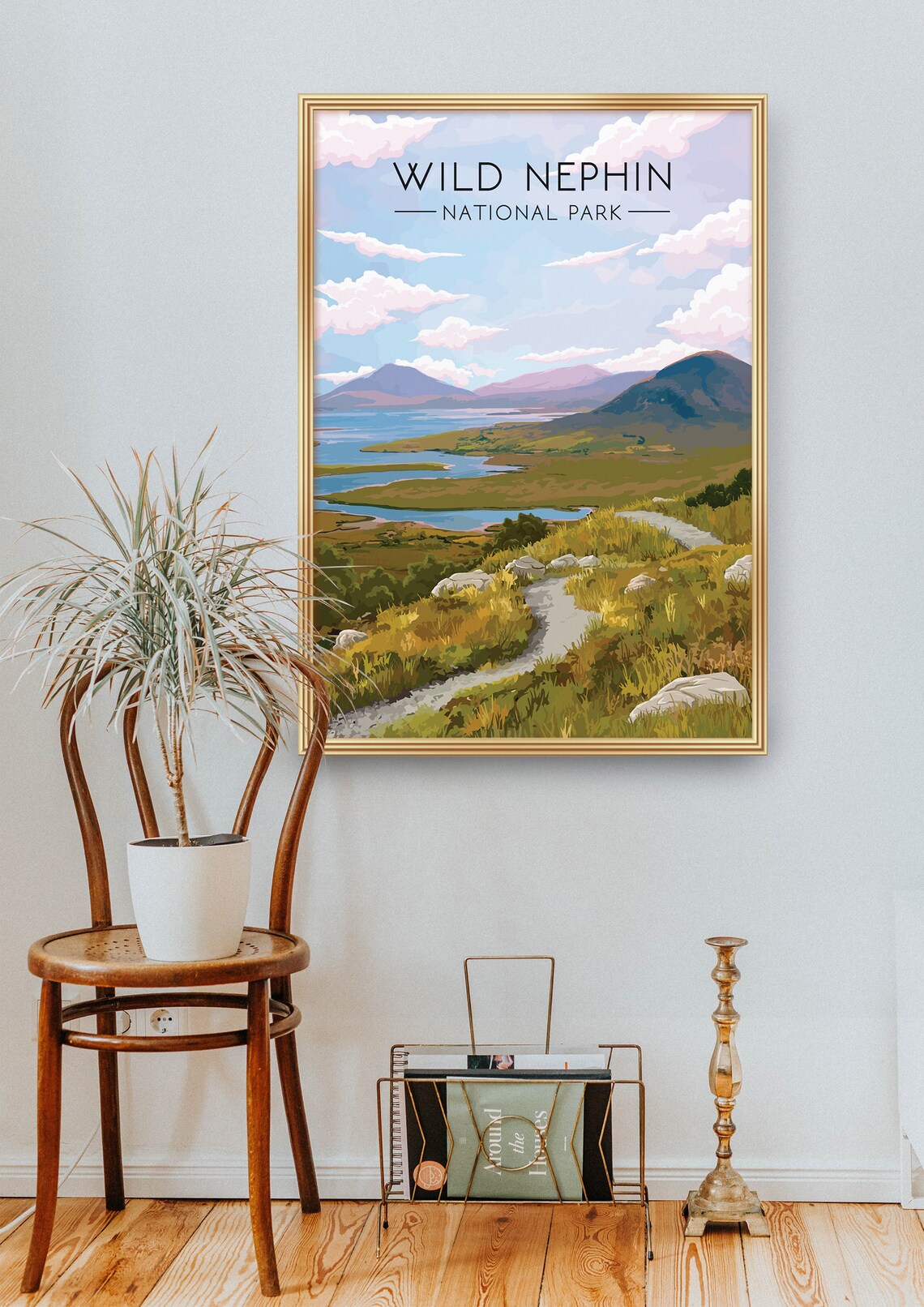 Wild Nephin National Park Vintage Travel Poster - Image 2