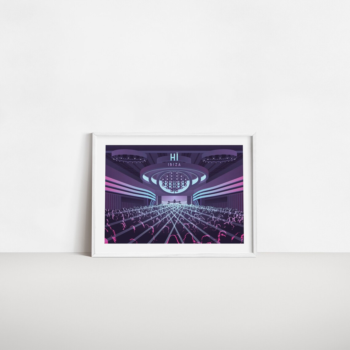 Ibiza Nightclub Travel Poster, Vintage Dance Music Club - Image 2
