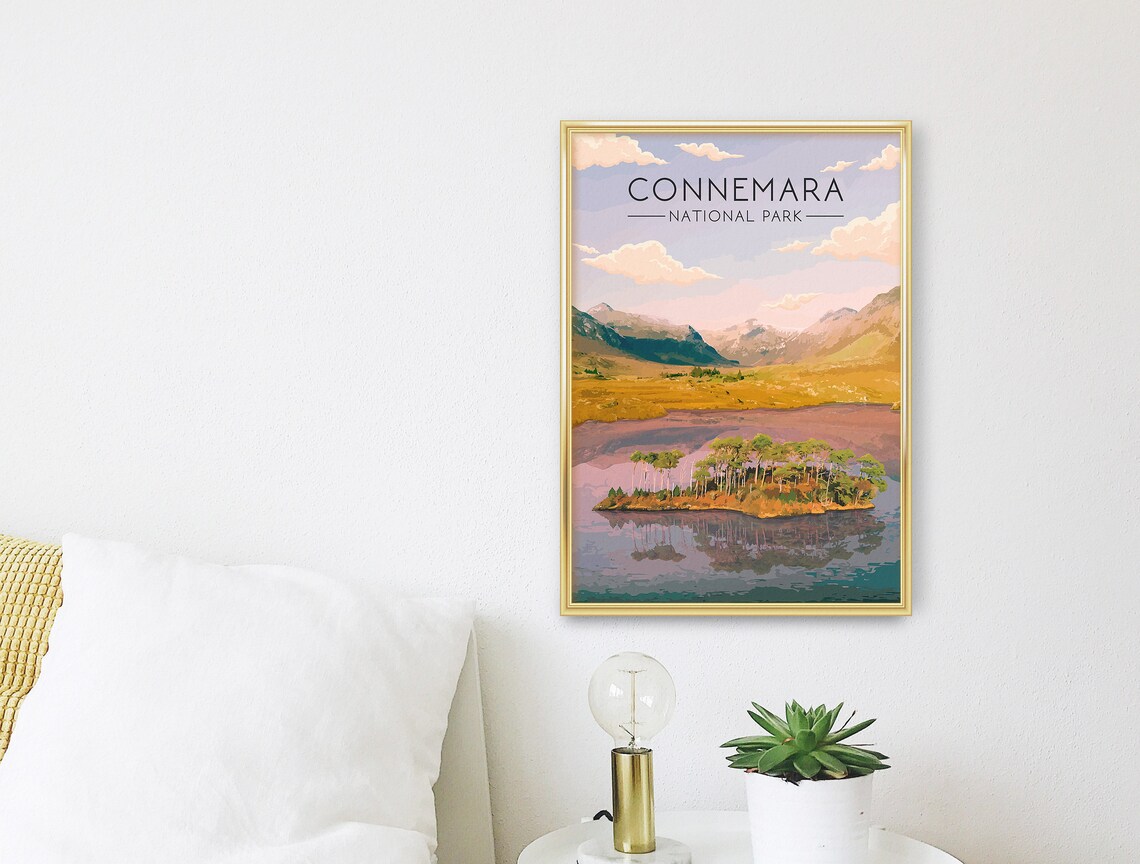 Connemara National Park Vintage Travel Poster - Image 3