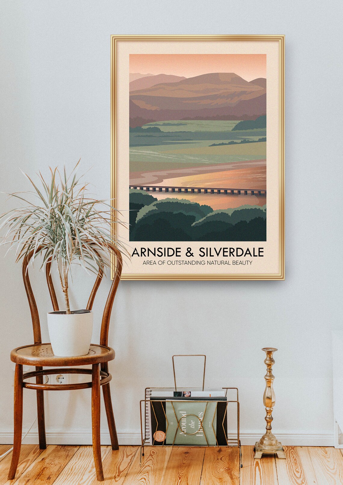 Arnside and Silverdale AONB Vintage Travel Poster - Image 2