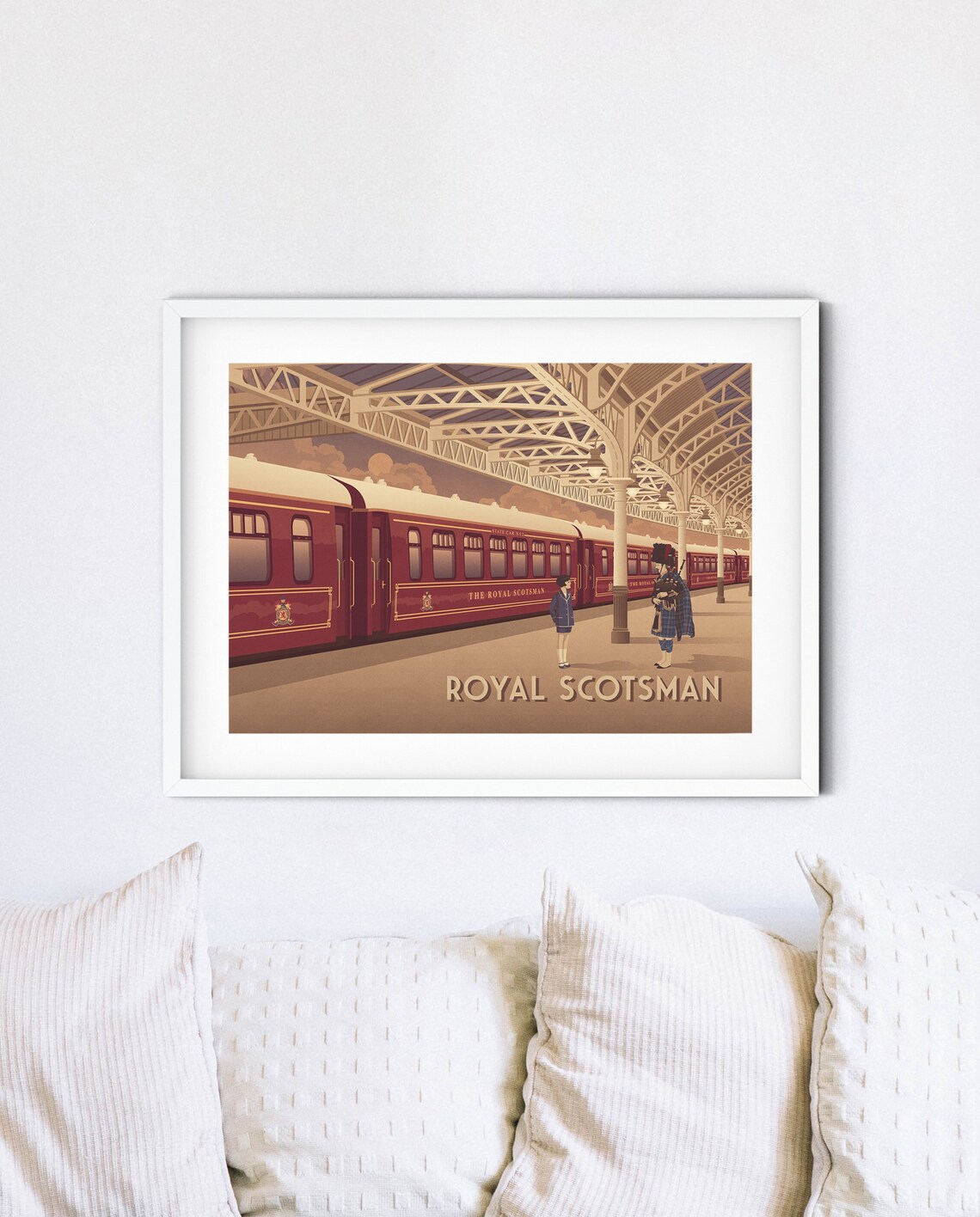 Royal Scotsman Vintage Travel Poster, Railway Art - Image 4