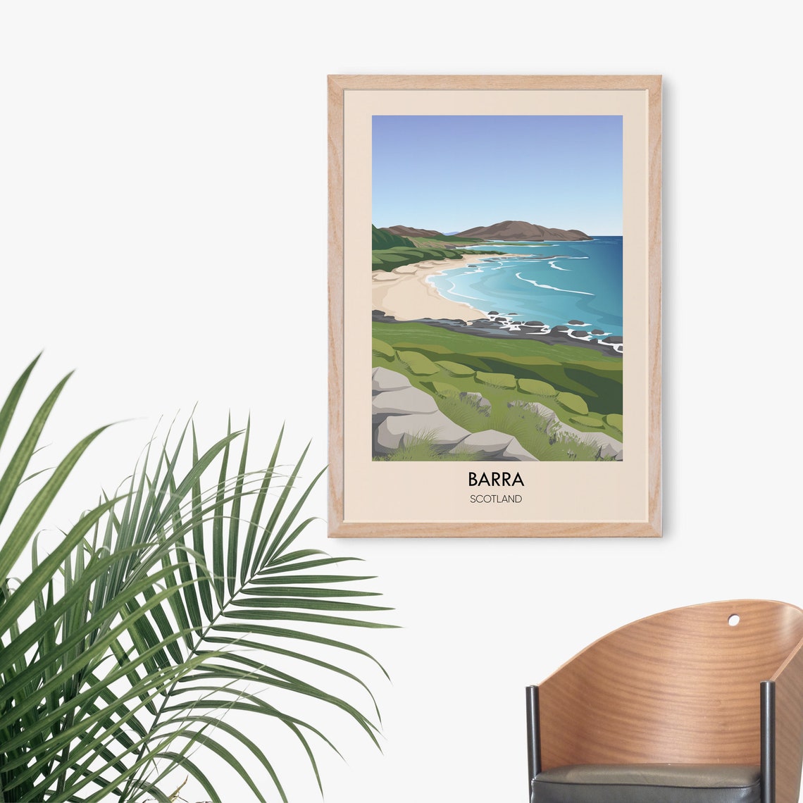 Barra Scotland Turquoise Bay Rocky Coast Outer Hebrides Poster - Image 3