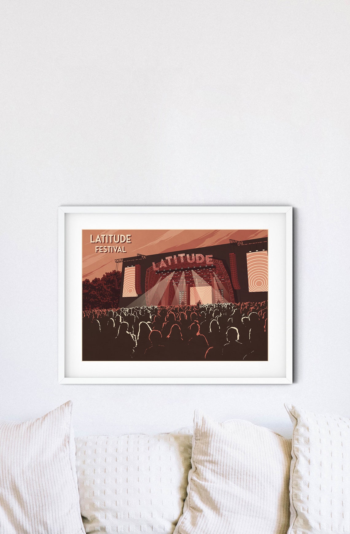Latitude Festival Poster Music Festival Print Southwold Suffolk Gig Poster Wall Art Print Gift Glastonbury Line Up Arts Festival - Image 4